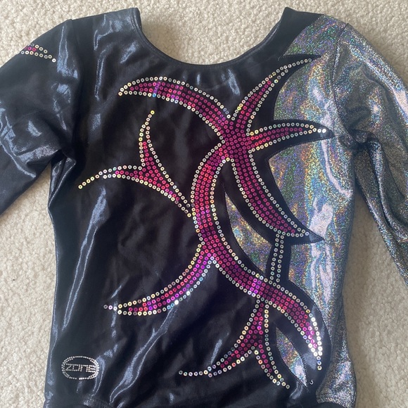 Zone Gymnastics Competition Leotard with 3/4 length sleeves - Picture 2 of 5